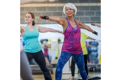 Image Yoga senior woman sports athetic aging
